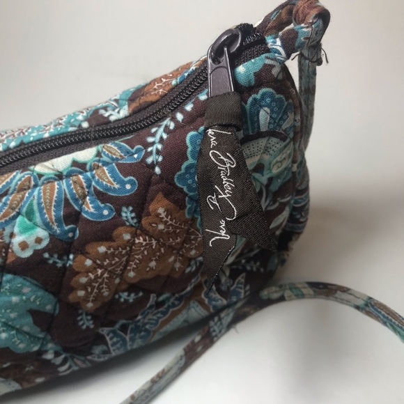 Vera Bradley Crossbody Purse in Java Blue Pattern - Picture 5 of 7